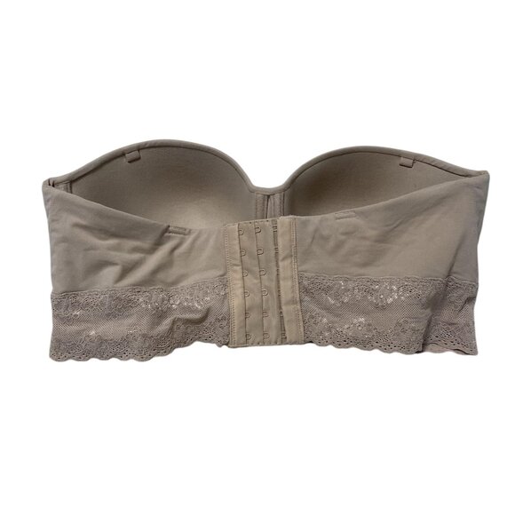 Natori Bliss Perfection Strapless Contour Underwire Bra in Nude Size 36D - Picture 3 of 7